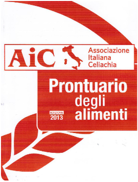 Associazione Italiana Celiachia - Prontuario 2013 - CE IT 2059 M